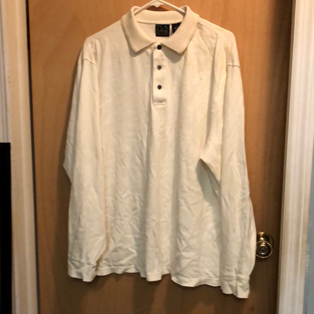 Mens long sleeve polo